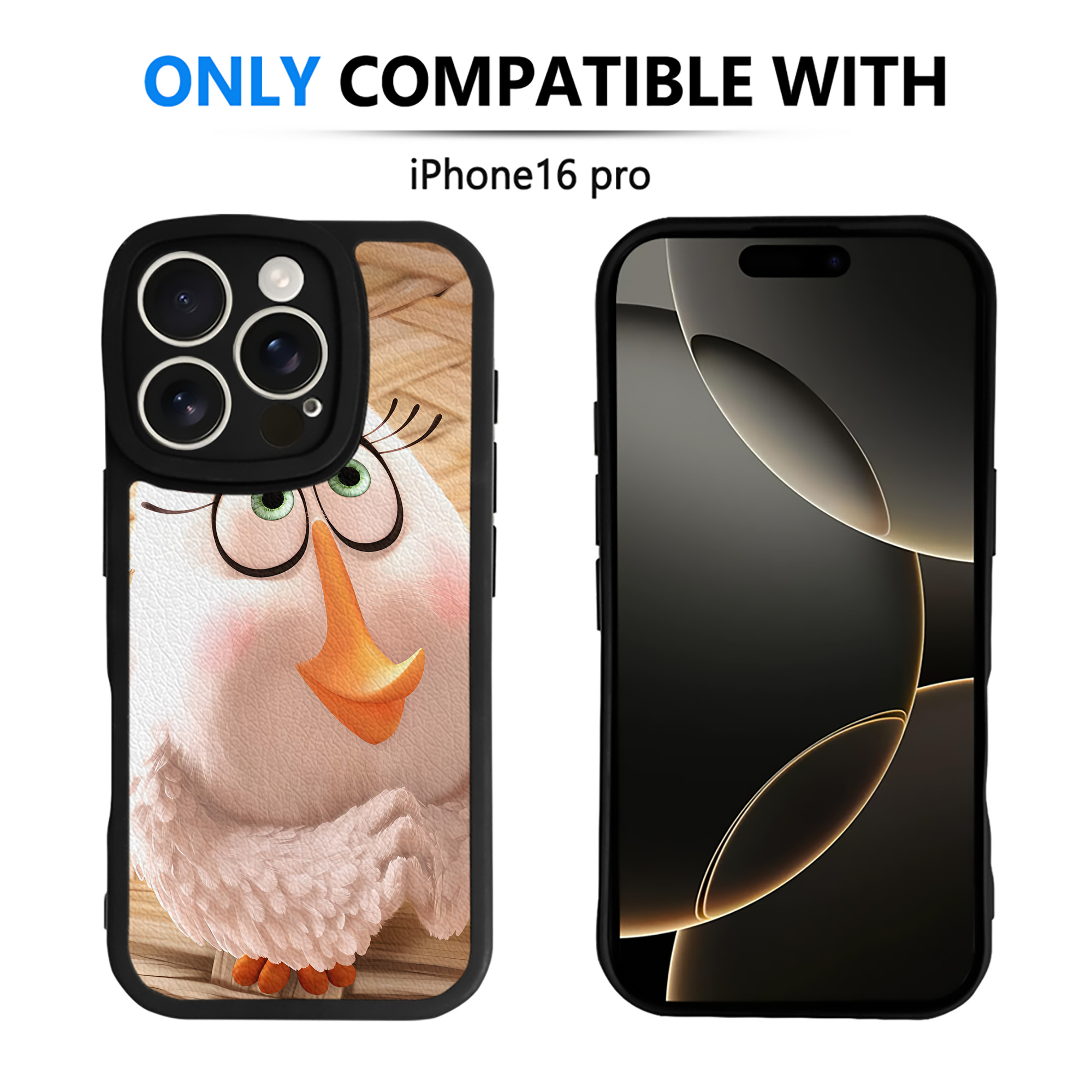 （画像用） Angry Birds アングリーバード 【iPhone 16シリーズ対応】シリコンスマホケース（レザー調） 材質：シリコン